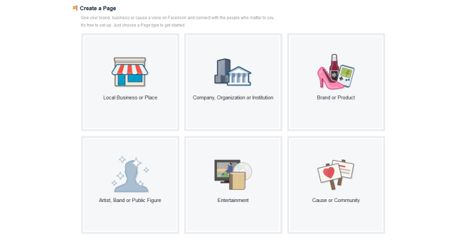 facebook business page